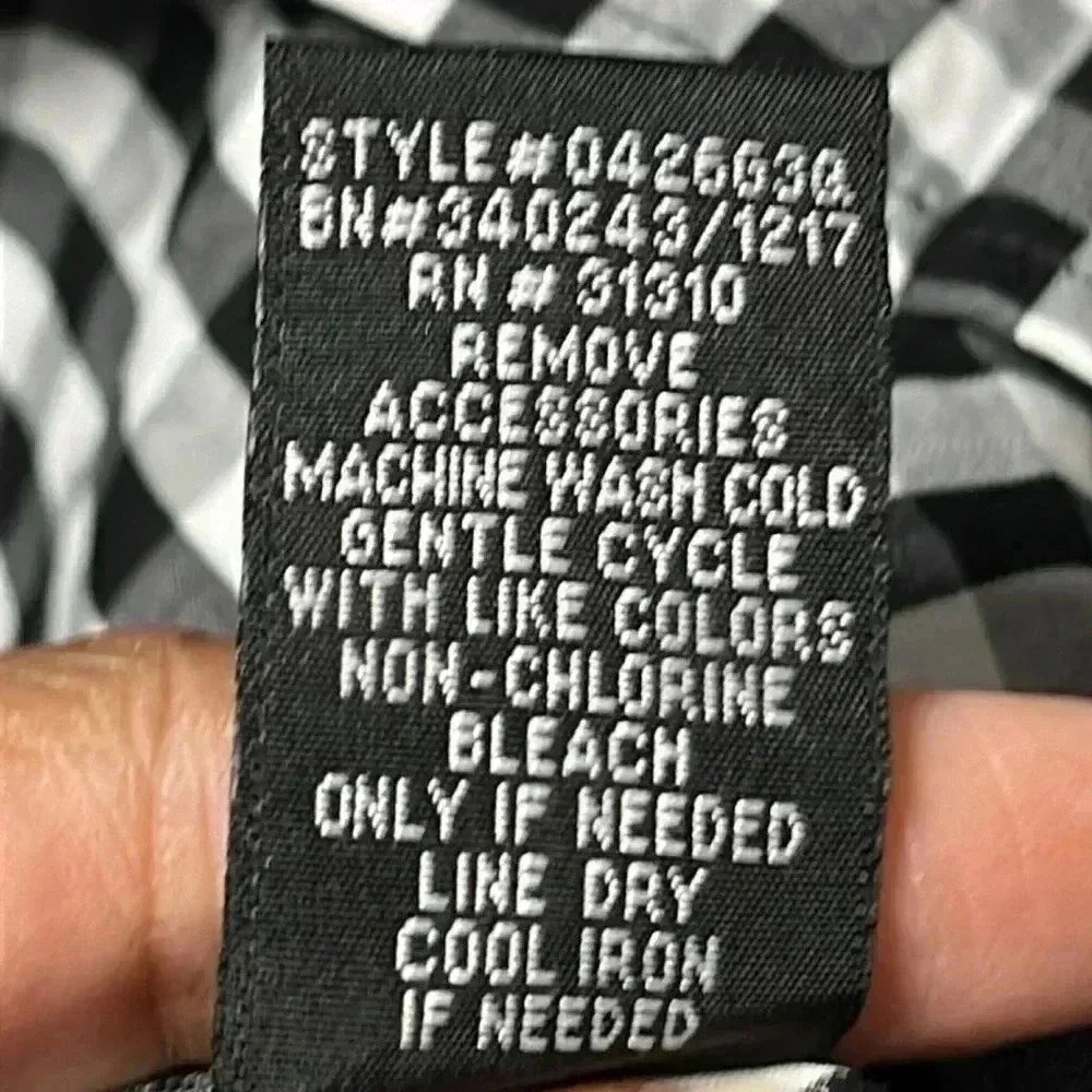 Alyx Gingham Checked Button Front Midi Dress Size… - image 7